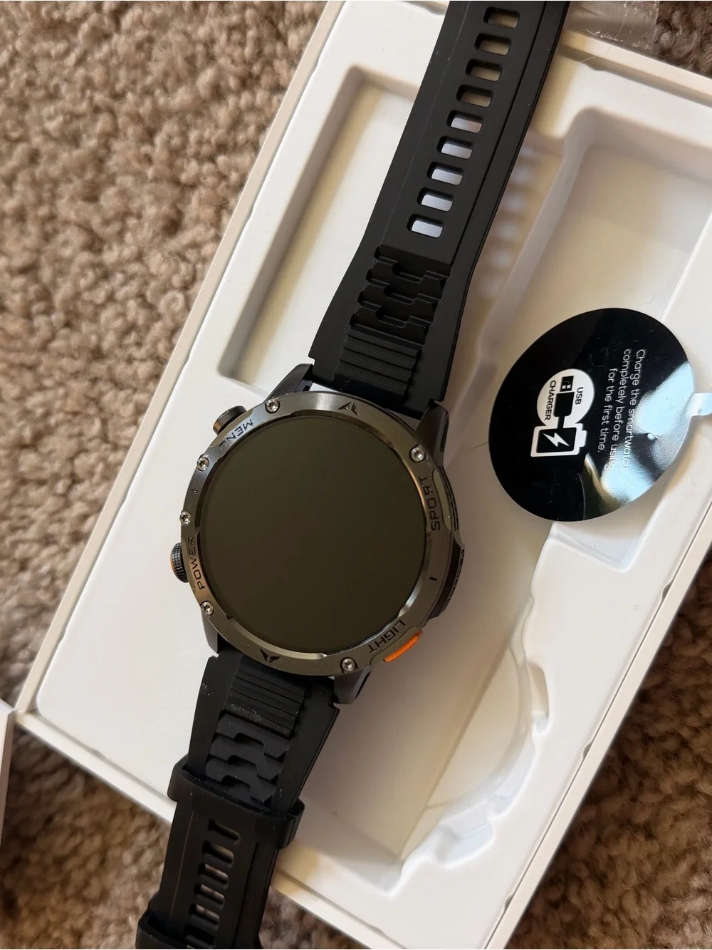 NWT Sport Smart Watch - Black and Red